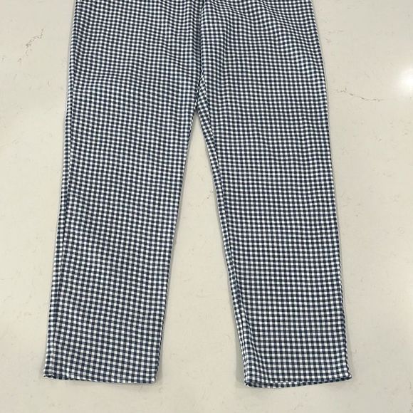 Lulus white/blue stretch capris - Picture 2 of 4